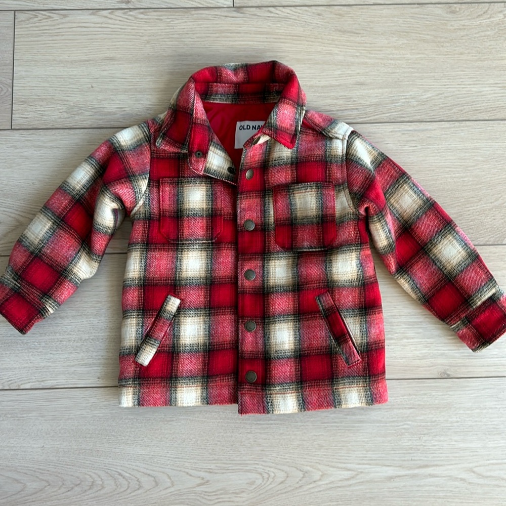 Old Navy Toddler Boy Plaid Jacket